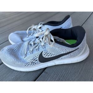 NIKE Free Run Gray & Black Athletic Tennis Shoes-Women's 8.5